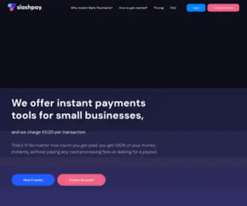 Slashpay.com(Instant Bank Payments) Screenshot