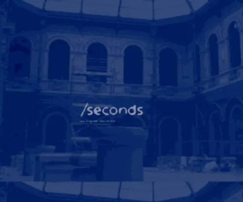 Slashseconds.org(/seconds) Screenshot