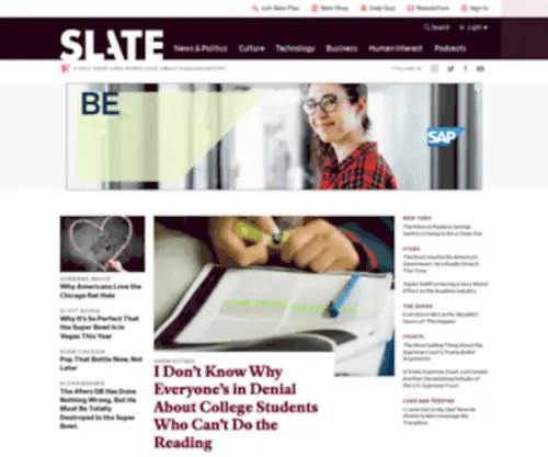 Slate.com(Slate Magazine) Screenshot