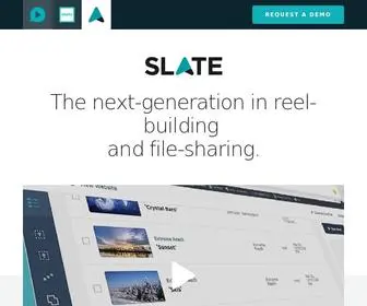 Slateapp.com(Sharing and websites) Screenshot