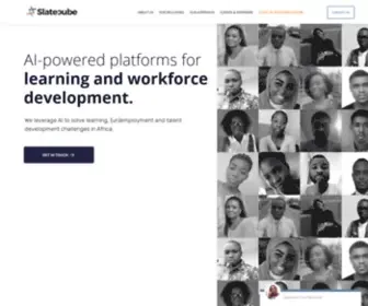 Slatecube.com(AI Solutions for the future of work) Screenshot