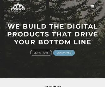 Slatepeak.com(Web Development and App Design) Screenshot