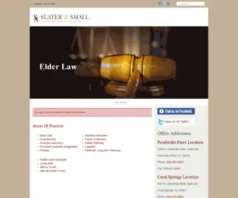 Slater-Small.com(Slater & Small PLLC) Screenshot