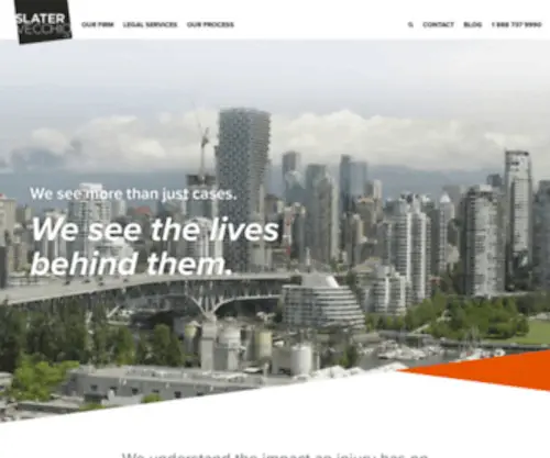 Slatervecchio.com(Vancouver Personal Injury Lawyer) Screenshot