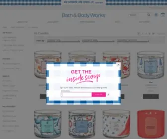 Slatkin.com(Scented Candles) Screenshot