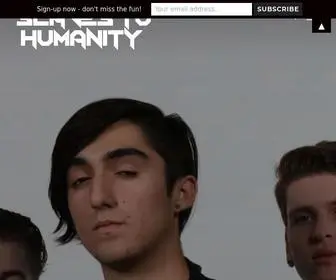 Slavestohumanity.com(Sunset Grunge) Screenshot
