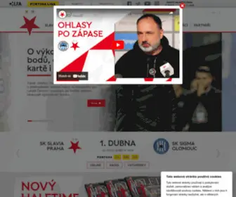 Slavia.cz(SK Slavia Praha) Screenshot