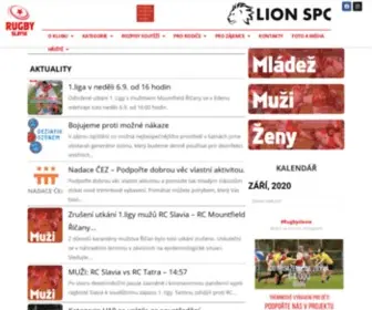 Slaviarugby.cz(Rugby Club) Screenshot