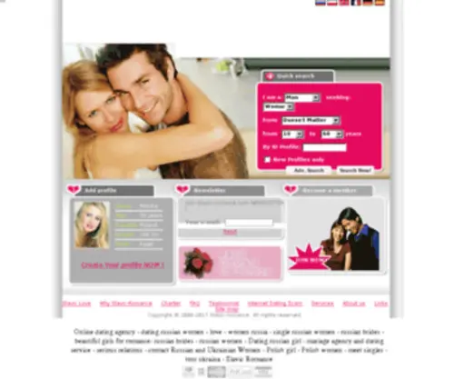 Slavic-Romance.com(Slavic Romance) Screenshot