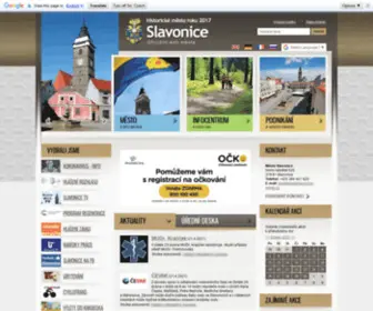 Slavonice-Mesto.cz(Slavonice Mesto) Screenshot