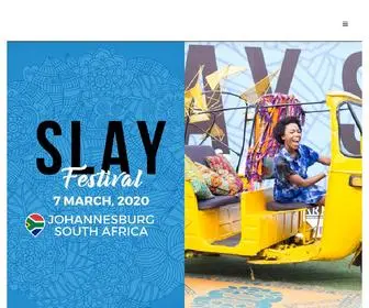 Slayfestival.com(SLAY Festival Johannesburg) Screenshot