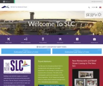 Slcairport.com(Salt Lake City International Airport (SLC)) Screenshot
