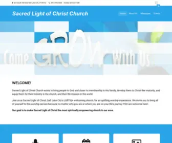 SLCchurch.org(Sacred Light of Christ Church) Screenshot