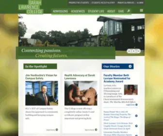 SLC.edu(Sarah Lawrence College) Screenshot