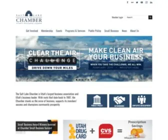 SLchamber.com(The Salt Lake Chamber) Screenshot