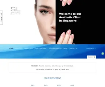 SLclinic.com.sg(Aesthetic Clinic in Singapore) Screenshot