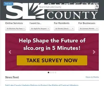 Slco.org(Salt Lake County Government) Screenshot