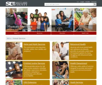 Slcohumanservices.org(Human Services) Screenshot