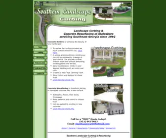 Slcurbing.com(Southern Landscape Curbing and Resurfacing) Screenshot