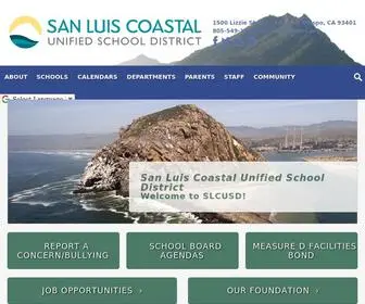 Slcusd.org(San Luis Coastal Unified School District) Screenshot