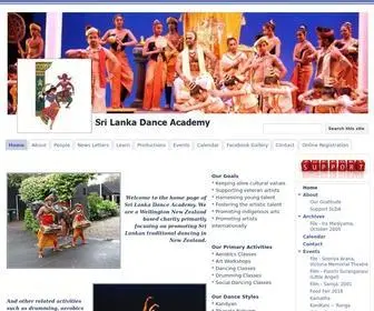 Slda.org.nz(Sri Lankan Dance Academy) Screenshot