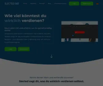 Slected.de(Wie viel könntest du wirklich verdienen) Screenshot