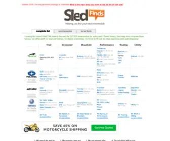 Sledfinds.com(Sled Finds) Screenshot