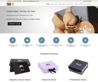 Sleekboxes.com(Custom Luxury Packaging) Screenshot