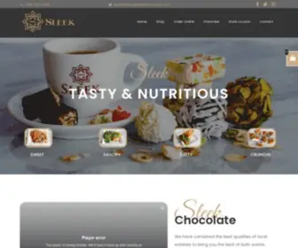 Sleekchocolate.com(Sleek Creperie & Cafe) Screenshot