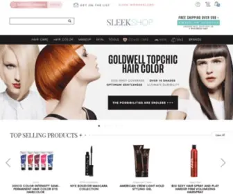 Sleekhair.com(Hair Care l Makeup l Nails l Skin Care & More) Screenshot