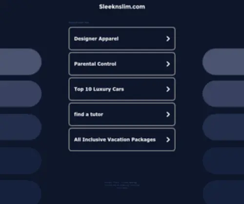 Sleeknslim.com(Sleeknslim) Screenshot