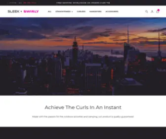 Sleekswirly.com(Create an Ecommerce Website and Sell Online) Screenshot