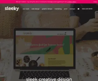 Sleeky.co.uk(Web Design Newcastle) Screenshot