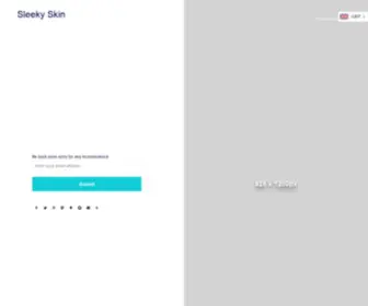 Sleekyskin.co(Please Log In) Screenshot