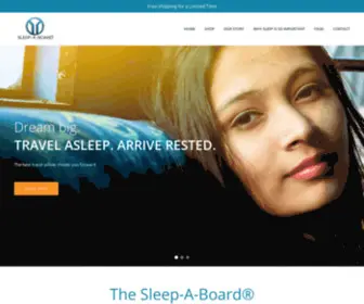 Sleep-A-Board.com(Travel Sleep) Screenshot