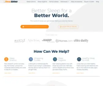 Sleepadvisor.org(Sleep Advisor) Screenshot