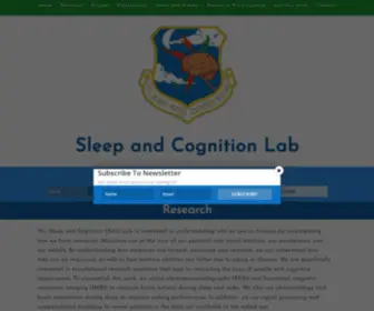 Sleepandcognitionlab.org(Sleep and Cognition Lab) Screenshot