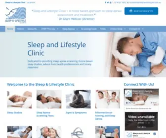 Sleepandlifestyle.com(Sleep Apnea Clinic Canberra) Screenshot