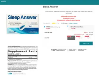 Sleepanswer.com(Sleepanswer) Screenshot