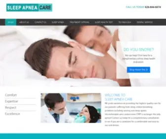 Sleepapneacare.com(Sleep Apnea Care) Screenshot