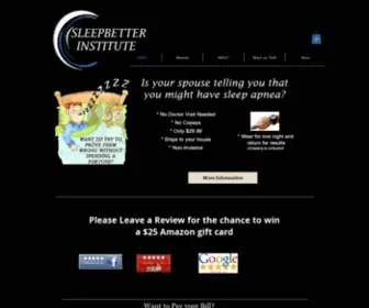 Sleepbetterinstitute.com(The SleepBetter Institute) Screenshot