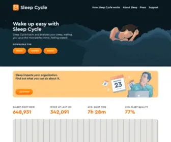 Sleepcycle.com(Sleep Cycle) Screenshot