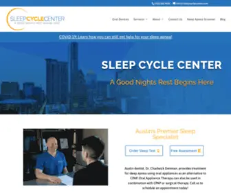 Sleepcyclecenters.com(Sleep Cycle Center) Screenshot