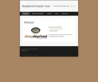 Sleepdeprived.ca(Sleepdeprived Computer Techs) Screenshot