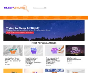 Sleepdetectives.com(Sleep Detectives) Screenshot