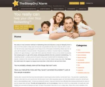 Sleepdry.com(Best Bedwetting Solution) Screenshot