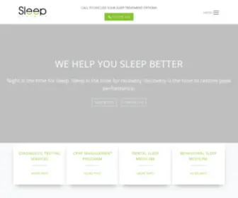 Sleepdynamics.com(Sleep Center) Screenshot