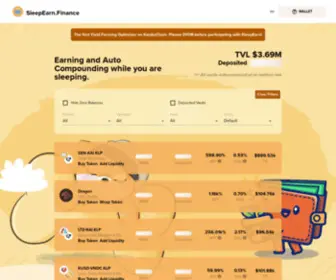 Sleepearn.finance(Sleepearn Finance) Screenshot