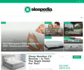 Sleepedia.org(Making Sleep better) Screenshot