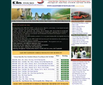 Sleeperbusvietnam.com(Sleeper Bus Vietnam Open Bus Tour Vietnam Hue Hoian Nha Trang Dalat Mui Ne Saigon Ho Chi Minh Sleeper Open Bus Ticket Vietnam) Screenshot